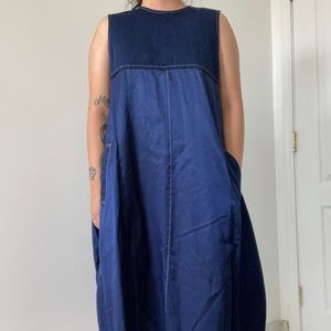 Comme Des Garçons blue dress